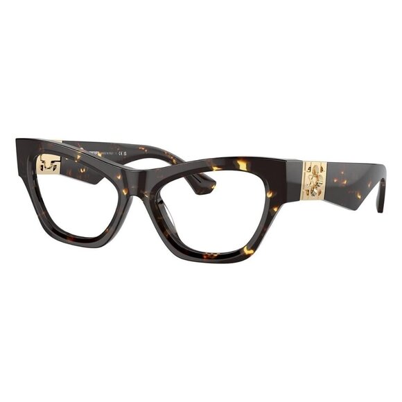 New Authentic  BURBERRY TB Collection Havana Cat Eye BE2405 4106 Glasses Women - Picture 1 of 6